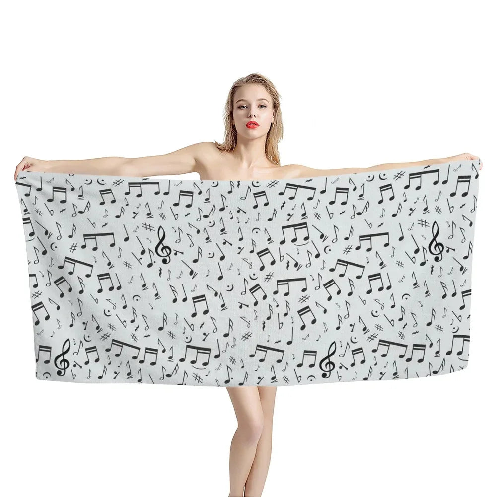 Serviette de plage piano 2