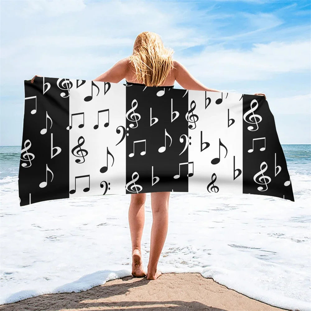 Serviette de plage piano 7