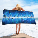 Serviette de plage piano - Vignette | Serviettes de bain 
