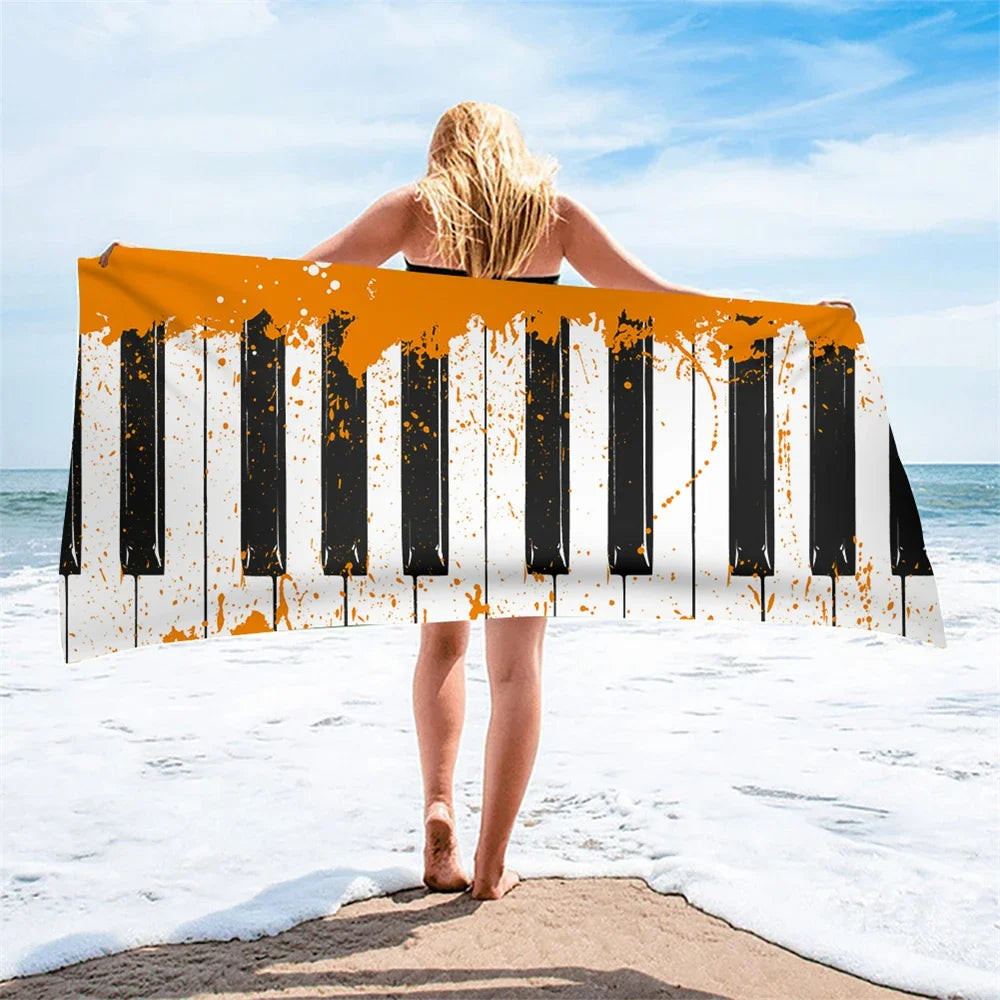 Serviette de plage piano 9