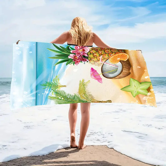 Serviette de plage pinacolada