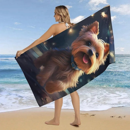 Serviette de plage yorkshire