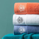 Serviette en coton brodée spécial hôtel - Vignette | Serviettes de bain 