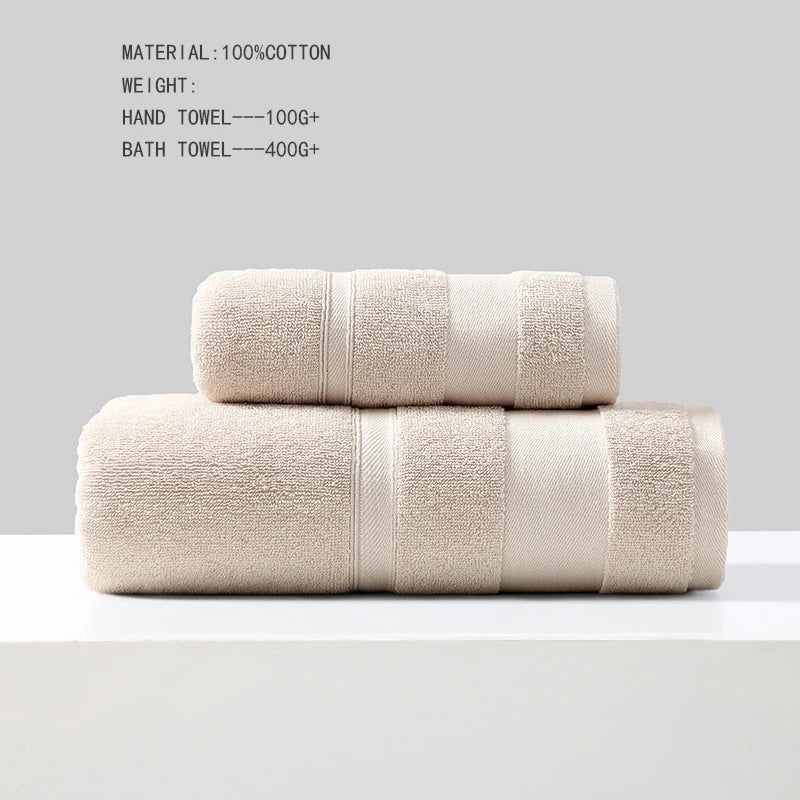 Serviettes de bain 100% coton 15