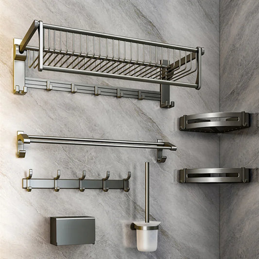 Support de rangement serviettes salle de bain