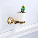 Accessoires et porte serviette en laiton massif - Vignette | Serviettes de bain 