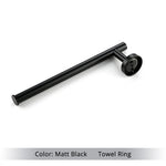 Ensemble de portes serviettes en acier inox doré - Vignette | Serviettes de bain 