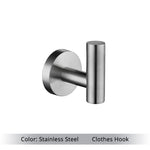 Ensemble de portes serviettes en acier inox doré - Vignette | Serviettes de bain 