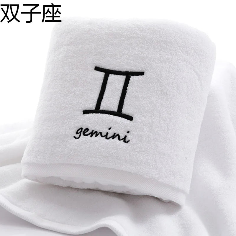 serviette de bain zodiaque 12