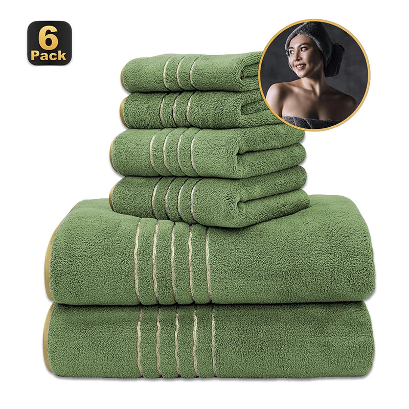 serviettes de bain microfibre 10