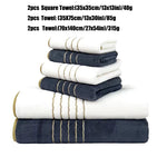 Ensemble 6 serviettes de bain microfibre - Vignette | Serviettes de bain 