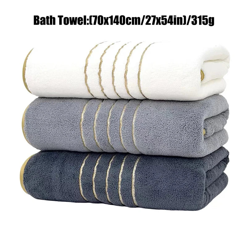 serviettes de bain microfibre 7