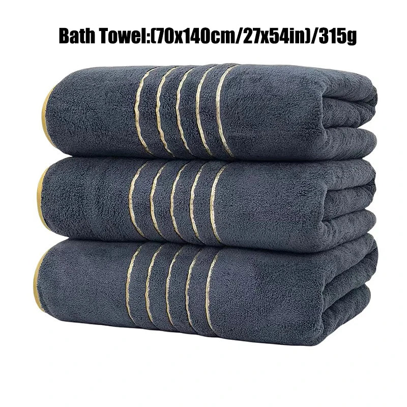 serviettes de bain microfibre 8